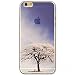 Produktbild Gray Plaid 3D HD Ultra Thin Leicht TPU Silikon Für iPhone7 4.7" Case ,Matt Anti-Scratch und Anti-Schock Stoßdämpfend Spiegel Schutz Handy Hülle Case Back Cover Tasche Etui Bumper - Weiße Bäume