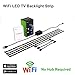 Price comparison product image WiFi LED TV Backlight Strip, Compatible with Alexa and Google Home, USB Powered (5V DC), Flexible RGB 5050 Strips, Colour-Changeable Dimmable LED Strip (New Version)