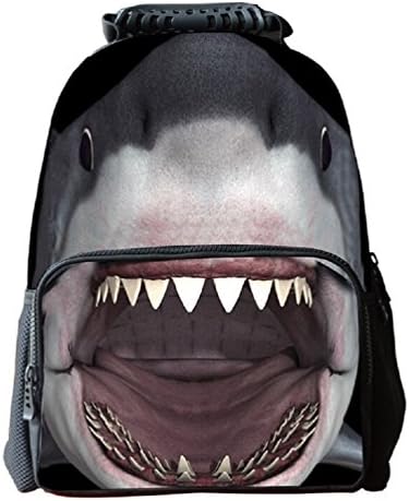 Nasis new unisex fashion 3D printed canvas backpack Rucksack for school students (2)