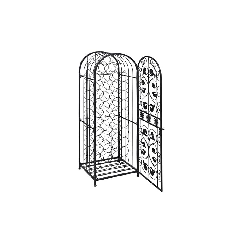 Vidaxl Weinregal Flaschenregal Flaschenstnder Weinschrank 45 Flaschen Metall