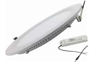 Spot LED Extra Plat Rond 24W Blanc - Blanc Neutre 4000K - 5500K - SILAMP