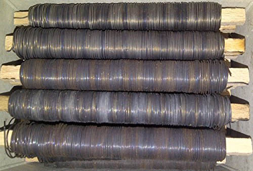 (0,01€/m) 25 Rollen Wickeldraht Bindedraht Basteldraht blaugeglüht 0,65mm Draht