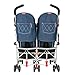 Maclaren Twin Triumph Buggy (Denim Indigo)