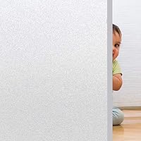 Film Fenetre Anti Regard Occultant Fenêtre Film Electrostatique Opaque pour Vitre Brise Vue Fenetre Bureau Maison Salle...