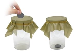 MOMOMAGE Coin Through A Sheet of Rubber Coin into Cup Magic Tricks for Magicans Close up Comedy Magic Gimmick Props Accessories