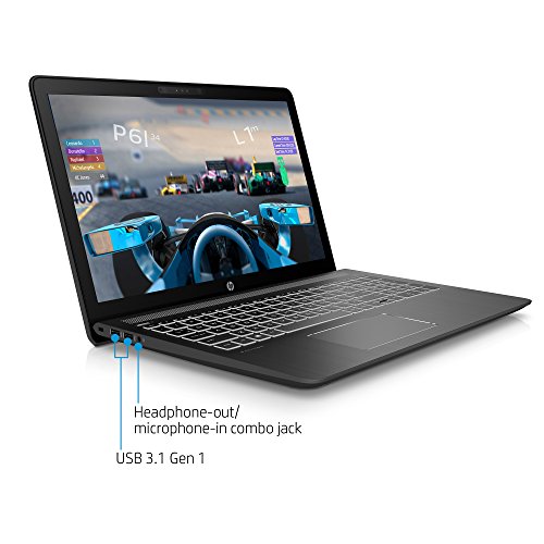HP Pavilion Power 15-cb023na 15 6-Inch FHD Gaming Laptop  Shadow Black  -  Intel i5-7300HQ  8 GB RAM  128 GB SSD  1 TB HDD  NVIDIA GeForce GTX 1050 Gr