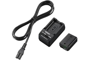 Sony ACC-TRW - Kit originale Batteria NP-FW50 + Caricabatterie BC-TRW per Fotocamere Sony Alpha 5100, 6000, 6100, 6300, 6400, 6500, 7, 7M2, 7R, 7RM2, 7S, 7SM2, DSC-RX10, M2, M3, M4