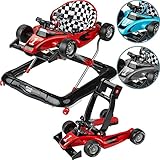 babywalker ????????? ????? 5 in 1: Babywalker in der Form eines Rennautos Das Rennauto kann ganz einfach abmontiert werden und wird dann zum activity walker