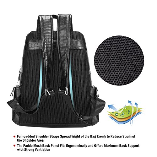 BISON DENIM 14 Zoll Laptop Rucksack Backpack Lederrucksack Schulrucksack f  r Arbeit Campus Studenten Outdoor Reisen Wandern mit Gro  er Kapazit  t  B