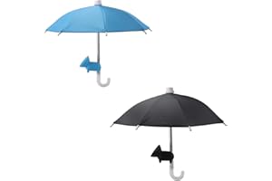 Kingovalley Support à ventouse pour pare-soleil de parapluie de téléphone, 2 pièces, support créatif pour téléphone portable d'extérieur, pare-soleil d'extérieur Anti-éblouissement