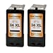 Produktbild LS 2 Patronen für Lexmark 34 XL Black Schwarz je 27ml, kompatibel zu 18C0034E