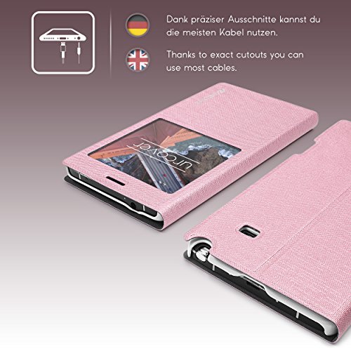 Urcover Samsung S-View Funda Carcasa Protectora Completa View Case Funda Libro Samsung Galaxy Note 4 Fucsia reviews Urcover Samsung S-View Funda Carcasa Protectora Completa View Case Funda Libro Samsung Galaxy Note 4 Fucsia