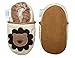 Soft Leather Baby Boy Shoes with Suede Soles by Dotty Fish. Cream Lion design available in Newborn to 2-3 years.