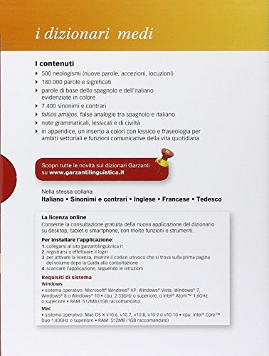 Libro Dizionario Medio Di Spagnolo Di Aavv