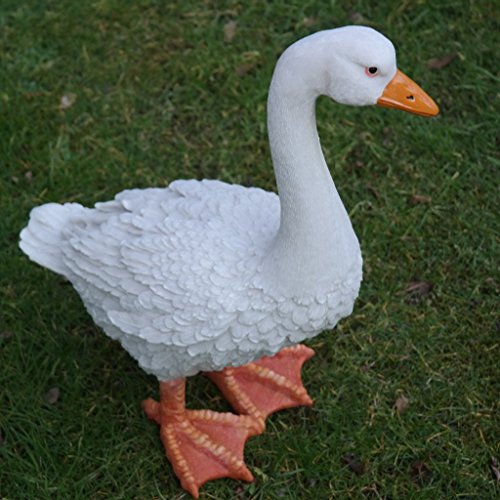 Dekofigur Gans Ente Vogel Erpel Tierfigur Deko Ostern Weihnachten GartenTeich - 6