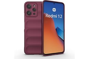 RankOne Airbag Funda de Silicona Líquida para Redmi 12 (4G) / Redmi 12 5G (6.79" Inches) - Morado Oscuro