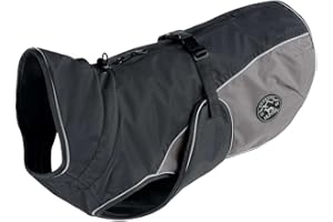 HUNTER UPPSALA COZY Hundemantel, Wintermantel, wasserabweisend, reflektierend, 65, anthrazit/grau
