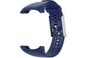 HIDYLIU Silikonowa Opaska na Nadgarstek do Zegarka Kompatybilna z Polar M400 M430 z Narzędziem(ciemny niebieski)