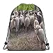 Produktbild Heathland Sheep Drenthe Animals Wildlife Aa En Hunze 3D Print Drawstring Backpack Rucksack Shoulder Bags Gym Bag for Adult 16.9"X14"