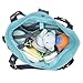 timi & leslie Hannah Pastel Changing Bag (Baby Blue/ Navy)