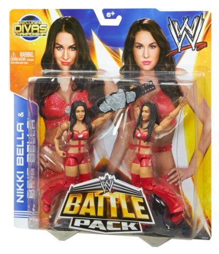 WWE Battle Packs Series 26 Nikki Bella & Brie Bella (Bella Twins) Figures
