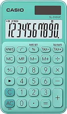 Casio SL 310UC GN Calculatrice de poche Vert