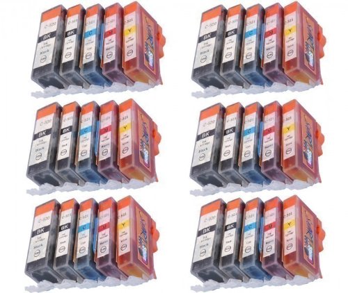 30 Cartouches d encre compatibles avec Puce remplace Canon PGI-520   CLI-521