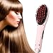hair straightening brush ,Besmall Instant Magic Silky Straight Hair Styling, Anion Hair Care, Anti Scald, Zero Damage UK Plug (Pink)
