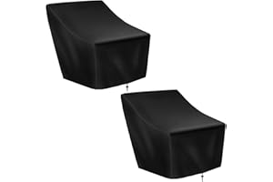 Nvanvmm Covers,2 Pack Waterproof Outdoor Lounge Deep Seat Furniture Cover,Single Garden Sofa Chair Cover 27X31X40In