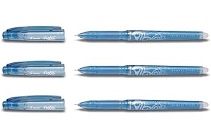 Pilot FriXion Point 0,5 - Lote de 3 bolígrafos (borrables), color turquesa