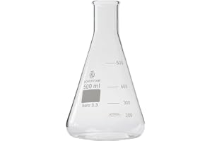 Borostar Erlenmeykolv (Boro 3.3), med gradering, smalhalsig, 500 ml