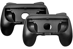 FASIENT1 Griffe für N-Switch Joy-Con, ergonomisches, verschleißfestes Griff-Kit Gamepad Controller-Schutzabdeckung Passend für N-Switch Joy-Con(Schwarz)