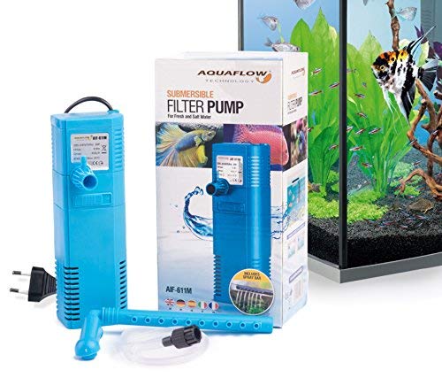 Aquaflow Technology® AIF-611M - Filtro sumergible del tanque de pescados del acuario interno