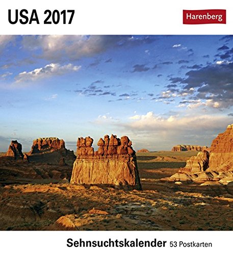 USA - Kalender 2017: Sehnsuchtskalender, 53 Postkarten