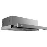 TEKA Integrated Cooker Hood 60 cm, 3 Speed, Double Motor, Air Recirculation System, Carbon Filter, Stainless Steel, CNL 6415