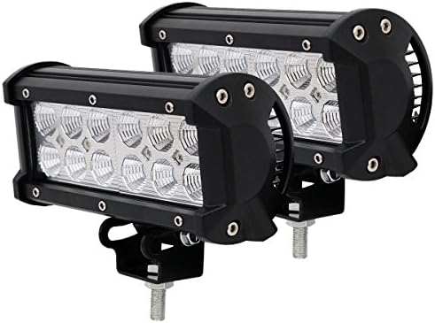 WOWcuAuto Led Cube Lights 7" 36W Flood LED Work Light 12V 24V Driving Lights Off Road Super Bright for Jeep Boat SUV Truck Car ATV 4x4 4WD Boat 5 Years Warranty