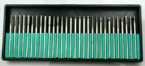 Carbide Barrel Bit Dremel Bit Set Diamond Nail Bits Set (30 pcs.)