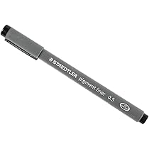 STAEDTLER PIGMENT LINER FEUTRE POINT CALIBREE 0.05 - Comptoir Des