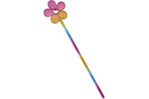 Bristol Novelty Flores Varita de flor en color arcoíris, floral, multicolor, Talla única (BA484)