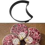 Reutilizable: el molde de plástico es reutilizable para hacer patios, patios y caminos, decorar tu jardín como quieras.