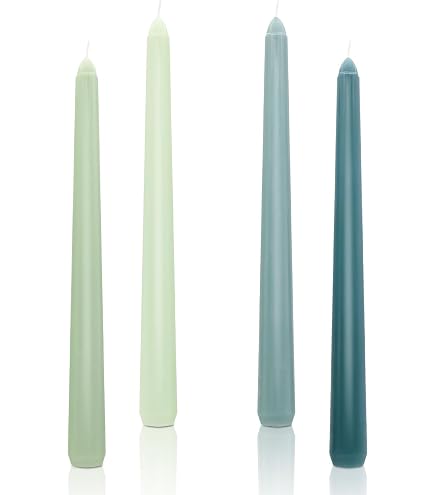 Spitzkerzen Limette – 10 Stück, Ca. 23,5 X 245 Mm, Für Dekoration & Ambiente
