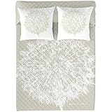 Devota&Lomba Colcha Bouti Dente Beige / Blanco Cama 90