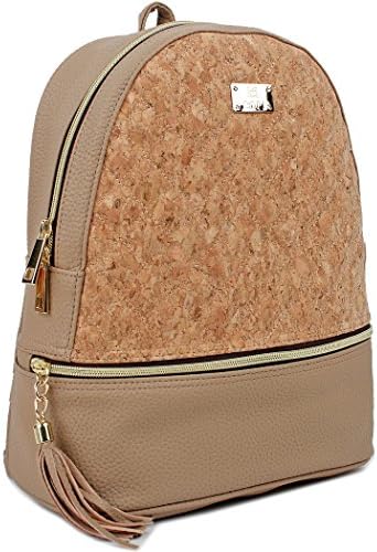 Women's Backpack One Size Beige Beige