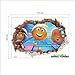 Produktbild 3D Emoji-Breakout Wandtattoo Jungen Mädchen Schlafzimmer Film Aufkleber Poster – Groß Querformat 70 cm x 50 cm