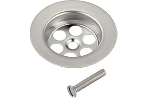 Schläfer 4397192 Diameter 63 mm Replacement Sieve for Sink Plug Valves 1 14 Inch with Replacement Screw for WT + SP Valve M6 x 70 mm Drain Grille Round Stainless Steel Valve Chalice Stainless