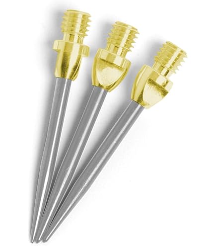 Produktbild von Steel Dart Spitzen 16 Stück Steel Dartspitzen 2BA Gewinde - Schwarz - Ersatzspitzen Für Dartpfeile Stahlspitzen Für Darts