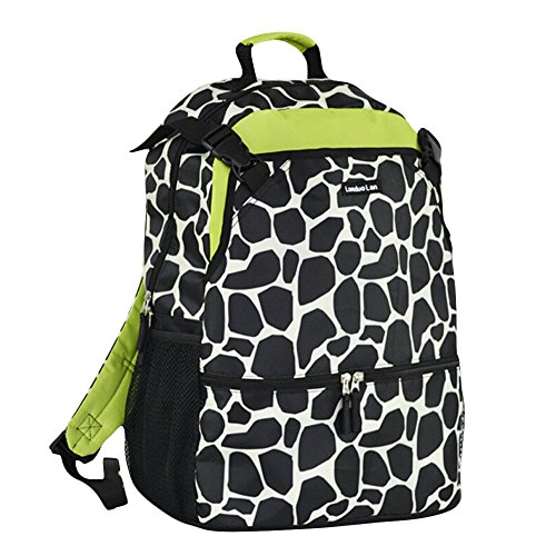 Bebamour Nappy Changing Backpack Sport Bag Mummy Bag (Black with Green)