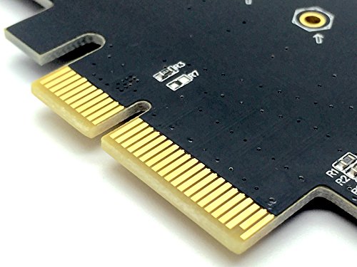 EasyDiy PCI Express M.2 SSD NGFF PCIe Card to PCIe 3.0 x4 Adapter (Support M.2 PCIe 22110 ,2280, 2260, 2242) - 3