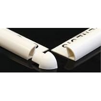 Genesis External Corner Tile Trim Pieces - White Or Soft Cream, 4-Pack For Edge Finishing