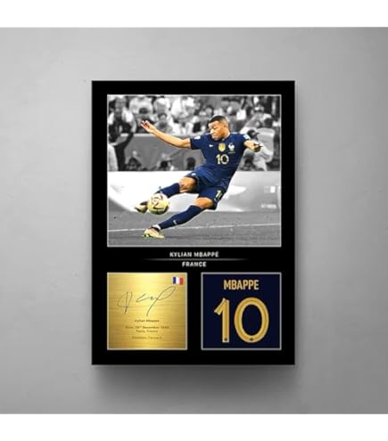 HWC Trading Zinedine Zidane A4 Sin Marco Regalo De Visualización De